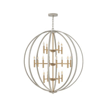 Load image into Gallery viewer, Euclid Chandelier in Large/Cement Gray.