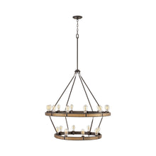 Load image into Gallery viewer, Everett Chandelier in Bronze (20-Light).