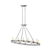 Load image into Gallery viewer, Everett Linear Pendant Light in Brushed Nickel.