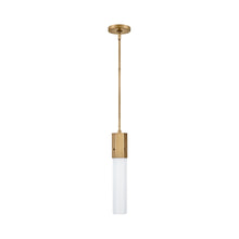 Load image into Gallery viewer, Facet Pendant Light in Heritage Brass.