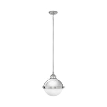 Load image into Gallery viewer, Fletcher Pendant Light in Small/Polished Nickel.