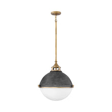 Load image into Gallery viewer, Fletcher Pendant Light in Medium/Aged Zinc.