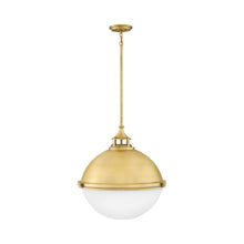 Load image into Gallery viewer, Fletcher Pendant Light in Large/Satin Brass.