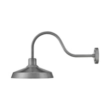 Load image into Gallery viewer, Forge Outdoor Wall Light in Antique Brushed Aluminum (32.5-Inch).