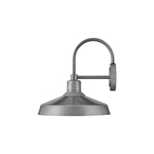 Load image into Gallery viewer, Forge Outdoor Wall Light in Antique Brushed Aluminum (17-Inch).