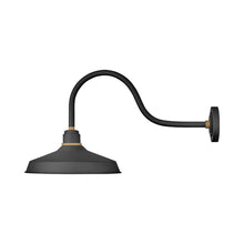 Load image into Gallery viewer, Foundry Outdoor Barn Wall Light in Classic/Textured Black (32.5-Inch).