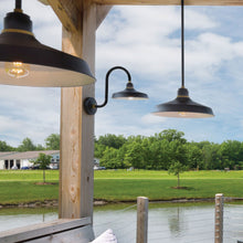 Load image into Gallery viewer, Foundry Outside Area Barn Wall Light in Outside Area.