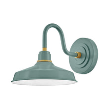 Load image into Gallery viewer, Foundry Outdoor Tall Barn Wall Light in Detail.