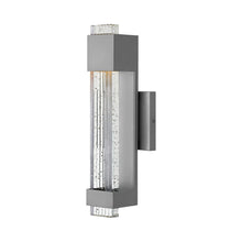 Load image into Gallery viewer, Glacier Outside Area Led Wall Light in Small/Titanium.