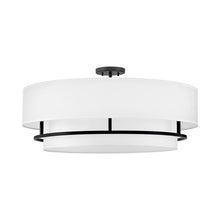 Load image into Gallery viewer, Graham Flush Mount Ceiling Light in Black(30-Inch).