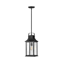 Load image into Gallery viewer, Grant Outside Area Pendant Light in Textured Black.