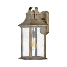 Load image into Gallery viewer, Grant Outside Area Wall Light in Medium/Burnished Bronze.