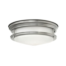 Load image into Gallery viewer, Hadley Flush Mount Ceiling Light in Medium/Antique Nickel.