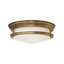 Load image into Gallery viewer, Hadley Flush Mount Ceiling Light in Medium/Brushed Bronze.