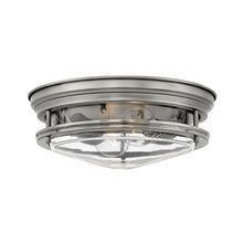 Load image into Gallery viewer, Hadley Flush Mount Ceiling Light in Medium/Brushed Bronze/Clear Glass.
