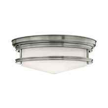 Load image into Gallery viewer, Hadley Flush Mount Ceiling Light in Large/Antique Nickel.