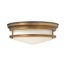Load image into Gallery viewer, Hadley Flush Mount Ceiling Light in Large/Brushed Bronze.