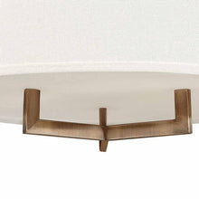 Load image into Gallery viewer, Hampton Semi Flush Ceiling Light in Detail.