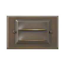 Load image into Gallery viewer, Hardy Island Horizontal Led Deck Light in Matte Bronze.