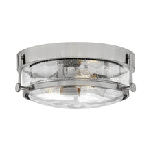 Load image into Gallery viewer, Harper Flush Mount Ceiling Light in Brushed Nickel.