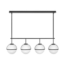 Load image into Gallery viewer, Hollis Linear Led Pendant Light in Black.