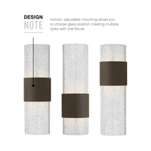 Load image into Gallery viewer, Horizon Outside Area Led Wall Light in Detail.