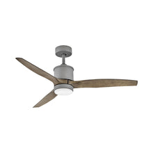 Load image into Gallery viewer, Hover LED Ceiling Fan in Graphite/Driftwood (52-Inch).