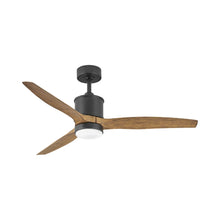 Load image into Gallery viewer, Hover LED Ceiling Fan in Matte Black/Koa (52-Inch).