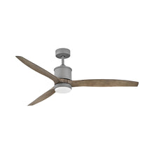 Load image into Gallery viewer, Hover LED Ceiling Fan in Graphite/Driftwood (60-Inch).