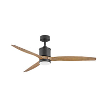 Load image into Gallery viewer, Hover LED Ceiling Fan in Matte Black/Koa (60-Inch).