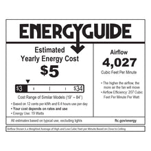 Load image into Gallery viewer, Hover LED Flush Mount Ceiling Fan in Detail (60-Inch).