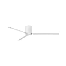 Load image into Gallery viewer, Indy Flush Mount Ceiling Fan in Matte White (72-Inch).