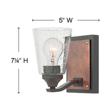Load image into Gallery viewer, Jackson Bath Wall Lightin in line drawing.