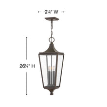 Load image into Gallery viewer, Jaymes Outside Area Pendant Lightin in line drawing.