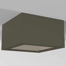 Load image into Gallery viewer, Kube Outdoor LED Flush Mount Ceiling Light in Detail.