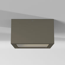 Load image into Gallery viewer, Kube Outdoor LED Flush Mount Ceiling Light in Detail.