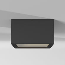 Load image into Gallery viewer, Kube Outdoor LED Flush Mount Ceiling Light in Detail.