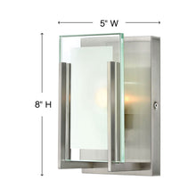 Load image into Gallery viewer, Latitude Bath Wall Lightin in line drawing.