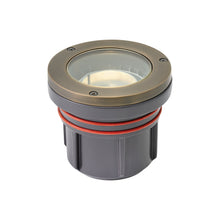 Load image into Gallery viewer, LED Flat Top Well Light in Matte Bronze.
