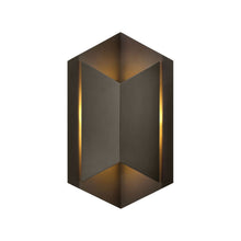 Load image into Gallery viewer, Lex Outside Area Led Wall Light in Bronze.
