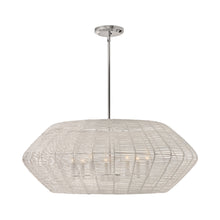 Load image into Gallery viewer, Luca Drum Pendant Light in Polished Chrome (7-Light).