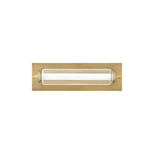 Load image into Gallery viewer, Lucien LED Bath Vanity Light in Lacquered Brass (Small).