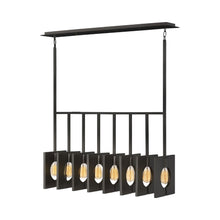 Load image into Gallery viewer, Ludlow Linear Pendant Light in Brushed Graphite.