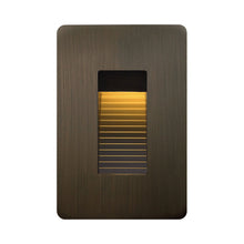 Load image into Gallery viewer, Luna Led Step Light in Vertical/Matte Bronze.
