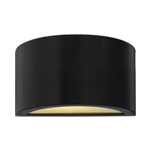 Load image into Gallery viewer, Luna Outside Area Led Wall Light in Satin Black.