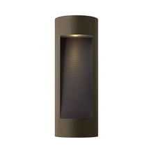 Load image into Gallery viewer, Luna Tall Outside Area Wall Light in Cylinder/Large/Bronze.