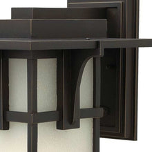 Load image into Gallery viewer, Manhatten Outside Area Wall Light in Detail.
