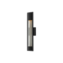 Load image into Gallery viewer, Mist Outside Area Wall Light in Medium/Satin Black.