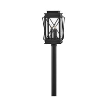 Load image into Gallery viewer, Montecito Outdoor Post Light in Museum Black (Incandescent).