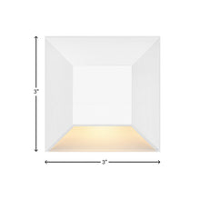 Load image into Gallery viewer, Nuvi Square LED Deck Light - line drawing..